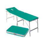 Koffermassagebank Alumed inkl. Kopfteil u. Nasenloch, LxBxH 184x55x70-79 cm