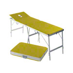 Koffermassagebank Alumed inkl. Kopfteil u. Nasenloch, LxBxH 184x55x70-79 cm