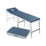 Koffermassagebank Alumed inkl. Kopfteil u. Nasenloch, LxBxH 184x55x70-79 cm