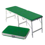 Koffermassagebank Karat ohne Kopfteil, LxBxH 189x60x70-79 cm