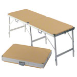Koffermassagebank Karat ohne Kopfteil, LxBxH 189x60x70-79 cm