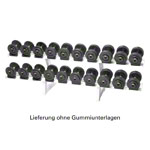 Kompakthantel-Stnder-Set inkl. 10 Paar Hanteln, 2,5-25 kg, 21-tlg.