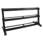 Kompakthantel-St�nder XXL mit 3 Ablagen, LxBxH 162x59x82 cm