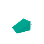 Lagerungskeil, LxBxH 50x50x30/2 cm