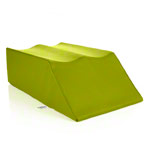 Lagerungskeil mit 2 flachen Beinmulden, L x B x H 75 x 42 x 22 cm