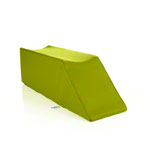 Lagerungskeil mit flacher Beinmulde, LxBxH 75x20x22 cm