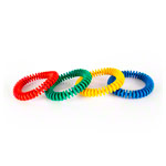 Lamellenring aus PVC,  16 cm, 4er Set: je 1x blau, grn, rot, gelb