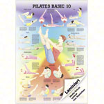 Lehrtafel Pilates Basic 10, LxB 100x70 cm