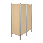 Leichtparavent 3-flgelig, H x B 165 x 156 cm