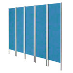 Leichtparavent 5-flgelig, HxB 165 x 259 cm