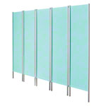 Leichtparavent 5-flgelig, HxB 165 x 259 cm