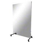Leichtspiegel, BxH 100x175 cm, fahrbar und schwenkbar
