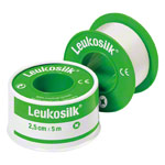 Leukosilk im Schutzring, 5 m x 2,5 cm, 1 Stck