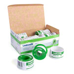 Leukosilk mit Schutzring, LxB 5 m x 2,5 cm, 12 St�ck