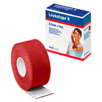 Leukotape K, 5 m x 2,5 cm, rot