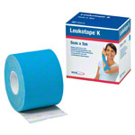 Leukotape K, 5 m x 5 cm, hellblau