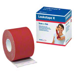 Leukotape K, 5 m x 5 cm, rot