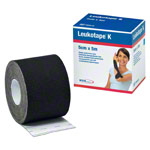 Leukotape K, 5 m x 5 cm, schwarz