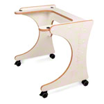 ManuTherm Rolltisch f�r ManuTherm W�rme-Therapiebox, H�he: 67 cm