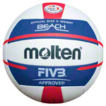 Molten Beachvolleyball Top Wettspielball V5B5000-DE, Gre 5