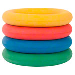 Moosgummiring-Set,  17 cm, 4-tlg.