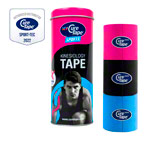 MyCureTape Sports 3 Rollen  2,5 m x 5 cm, pink, schwarz, blau