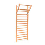 NOHRD Sprossenwand Eiche, ausklappbar, 14 Sprossen, HxBxT 230x80x13 cm