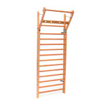 NOHRD Sprossenwand Kirsche, ausklappbar, 14 Sprossen, HxBxT 230x80x13 cm