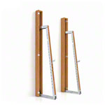 NOHRD SquatRack ausklappbare Hantelablage Eiche