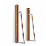 NOHRD SquatRack ausklappbare Hantelablage Nussbaum