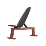 NOHRD Trainingsbank, WeightBench, Nussbaum, Kunstleder