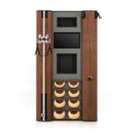 NOHRD Wall Compact, Seilzug, Skitrainer, 8 Swing Hanteln, Nussbaum