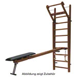 NOHrD Combi-Trainer für Sprossenwand, Nussbaum