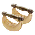 NOHrD Swing Hantel Nussbaum, 2 kg, Paar