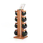 NOHrD Swing Turm inkl. 8 Swing Hanteln, 40 kg, Kirsche