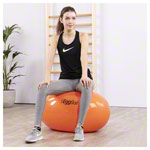 PEZZI Therapierolle Eggball, Ø 55 cm x 80 cm, orange