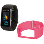 POLAR A360 Activity Tracker, Gre M, schwarz, inkl. Wechselarmband