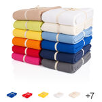 Pique-Decke mit Zierstich-Einfassung, LxB 210x150 cm