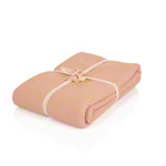 Pique-Decke mit Zierstich-Einfassung, LxB 210x150 cm