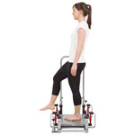 Posturomed Compact mit Klappgel�nder, LxB 40x40 cm