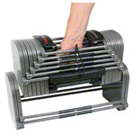 Power Block-Set 6 tlg., Hantel Sport EXP 2-22,5 kg Paar + Expansions-Kit Stage 2 und 3