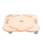 Rollrutscher fr Stapelbaustein, L x B x H 29 x 29 x 5,5cm