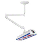 Abbildung zeigt Rotlichtstrahler TGS Therm 3 Deckenmodell inkl. Deckenarm