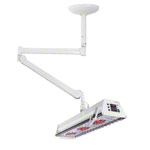 Rotlichtstrahler TGS Therm 3 Deckenmodell inkl. Deckenarm und Dimmer