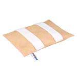 Sandsack mit Klettband, 35x25 cm, 4 kg, beige