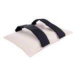 Sandsack mit Klettband, LxB 35x25 cm, 4 kg, beige