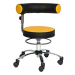 Sanus Gesundheitsstuhl mit hhenverstellbarer Lehne, 52-72 cm, Kunstleder