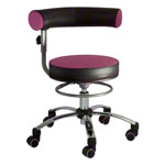 Sanus Gesundheitsstuhl mit hhenverstellbarer Lehne, 52-72 cm, Kunstleder