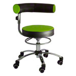 Sanus Gesundheitsstuhl mit hhenverstellbarer Lehne, 52-72 cm, Kunstleder