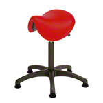 Sattelhocker mit Polster, Standard mit Gleitern
